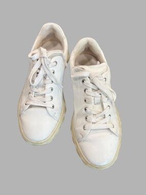 Jimmy Choo White Leather Sneakers | 37.5